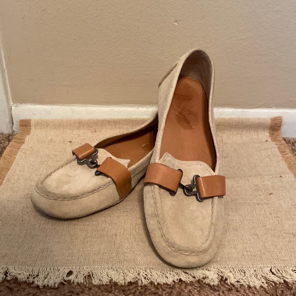 Cream UGG moccasins